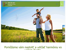 Tablet Screenshot of naturnet.sk
